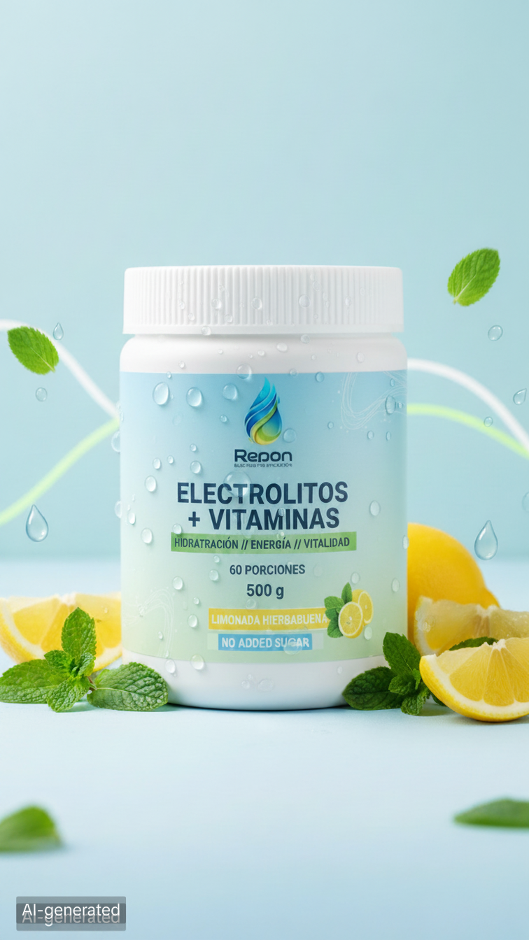 Electrolitos + vitaminas