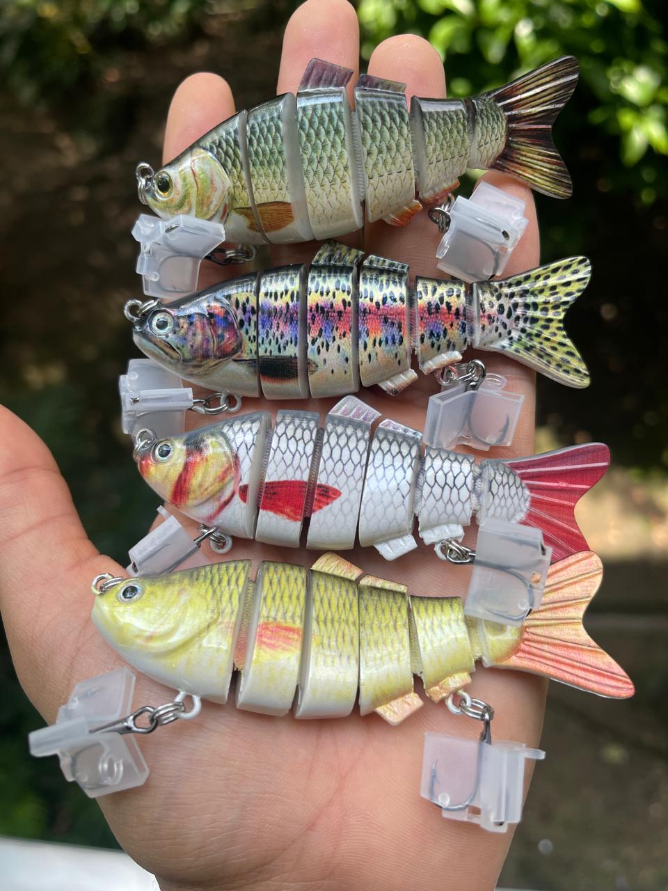 Carnada de pesca segmentada profesional