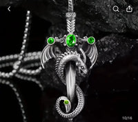 🔥Collar espada de dragon🔥¡2x1!